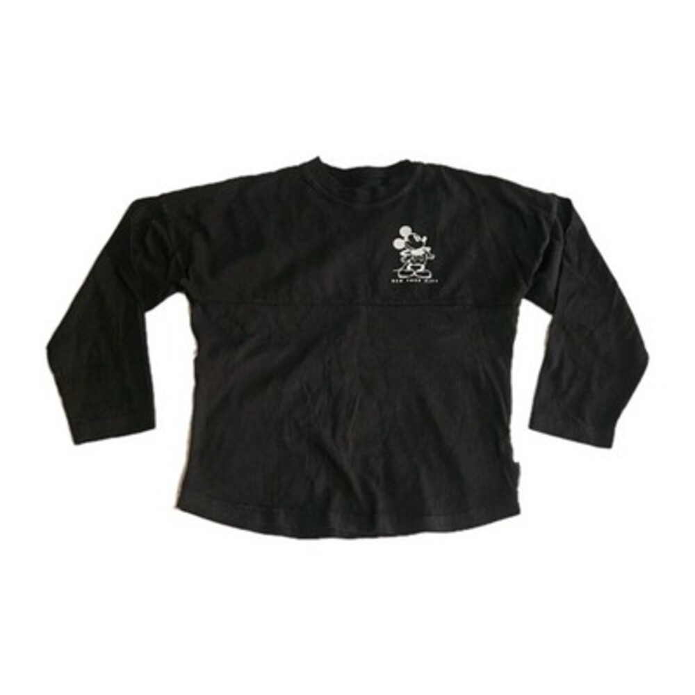 Disney Mickey New York City Black Cotton Spirit Jersey Adult Size Large